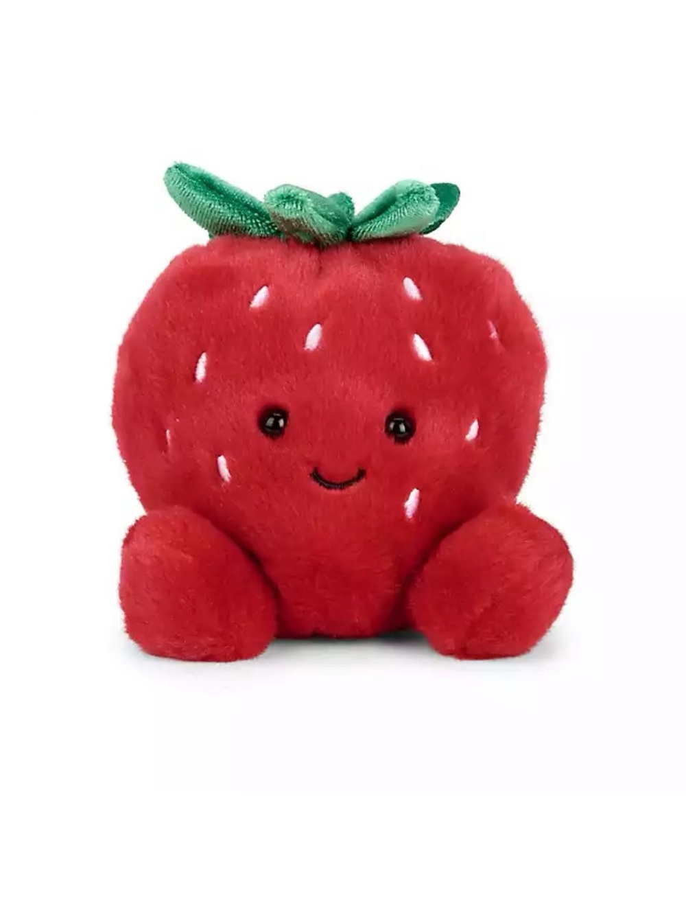 Palm Pals Strawberry Plush Bag Charm - Picture 4 of 5